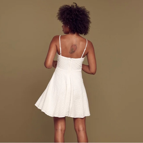 Trixxi White Floral Eyelet Dress - Picture 3 of 6